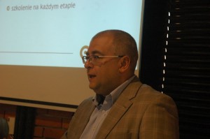 Prezes firmy Synergia Piotr Lutek